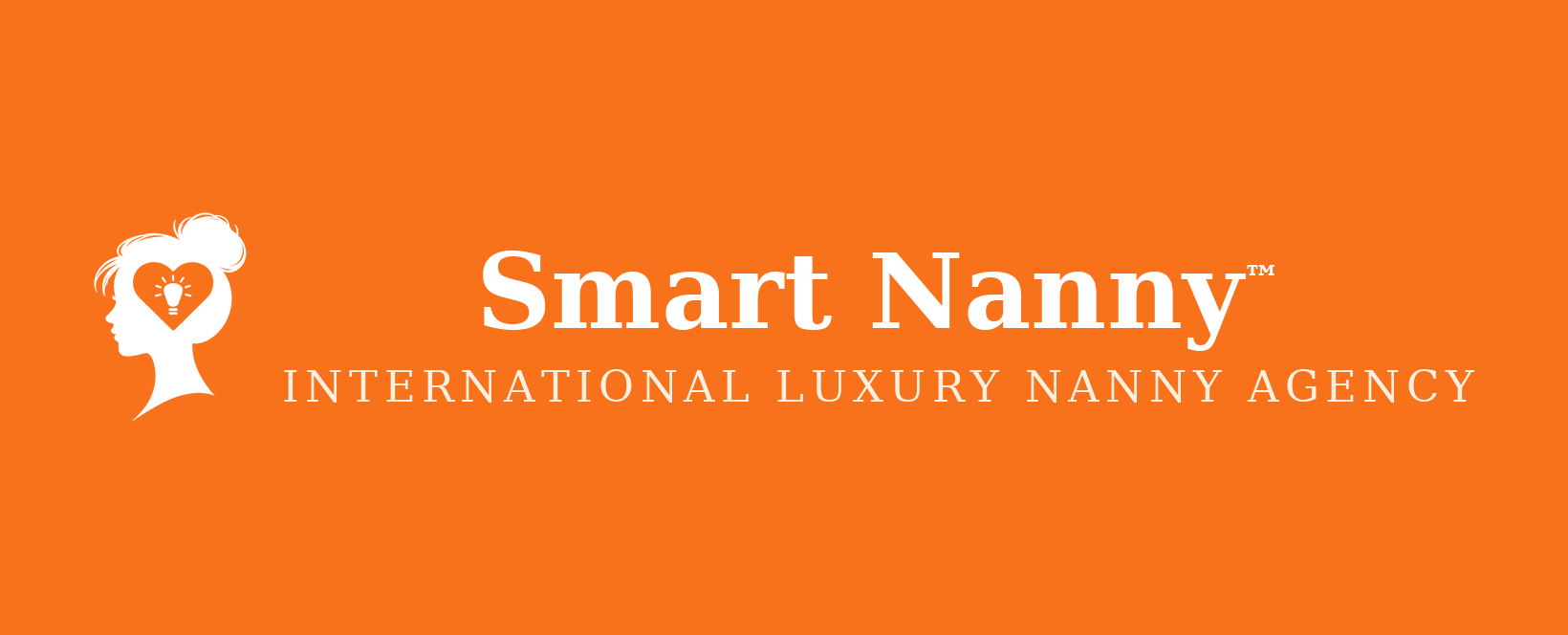 Smart Nanny Facebook Page Cover banner (Orange)