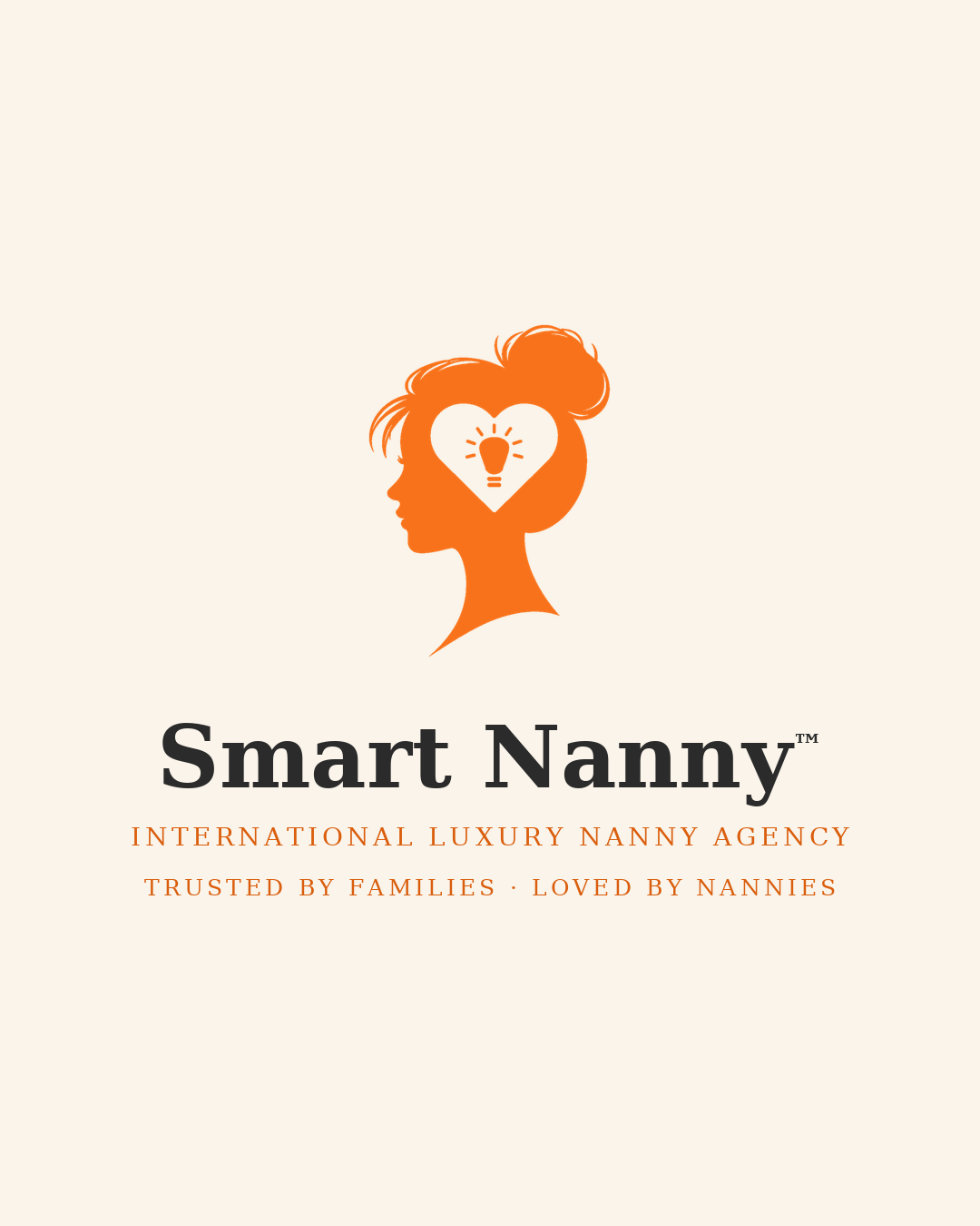 Smart Nanny Instagram Portrait 4:5 banner (Cream)