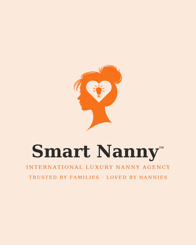 Smart Nanny Instagram Portrait 4:5 banner (Peach)