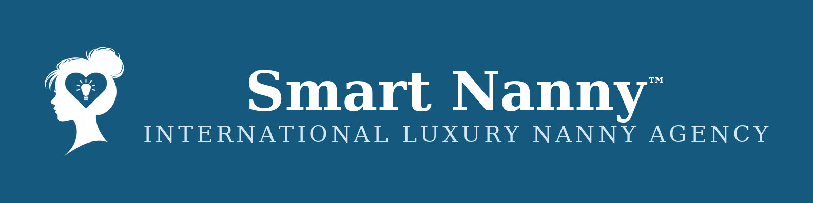 Smart Nanny LinkedIn Profile Banner banner (Blue Ink)