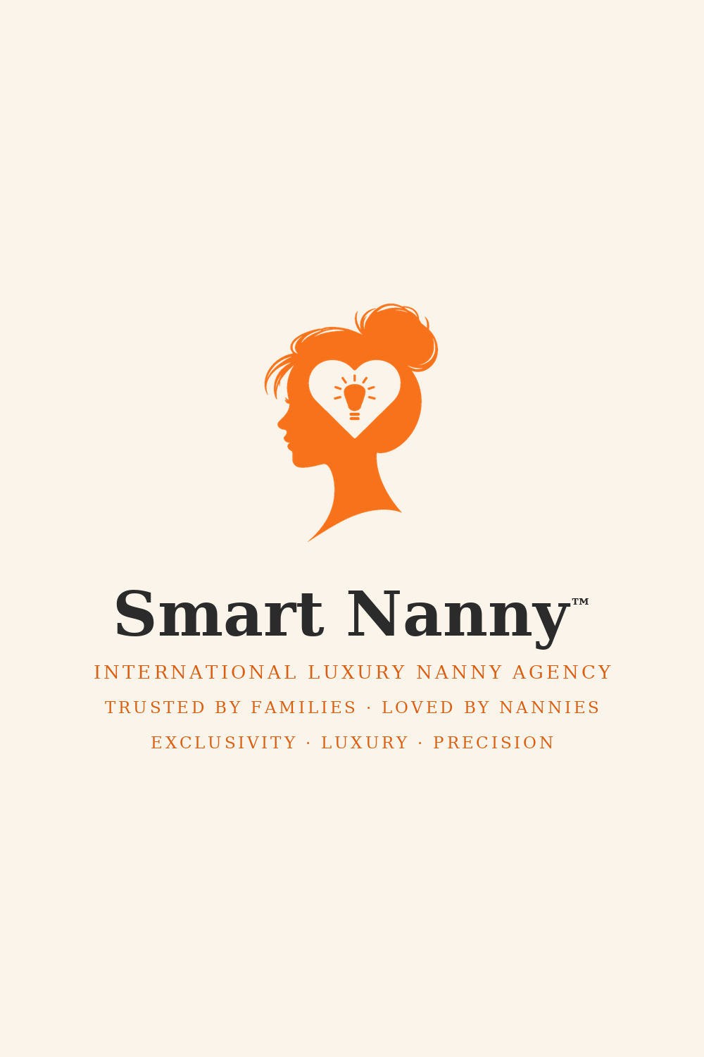 Smart Nanny Pinterest Pin 2:3 banner (Cream)