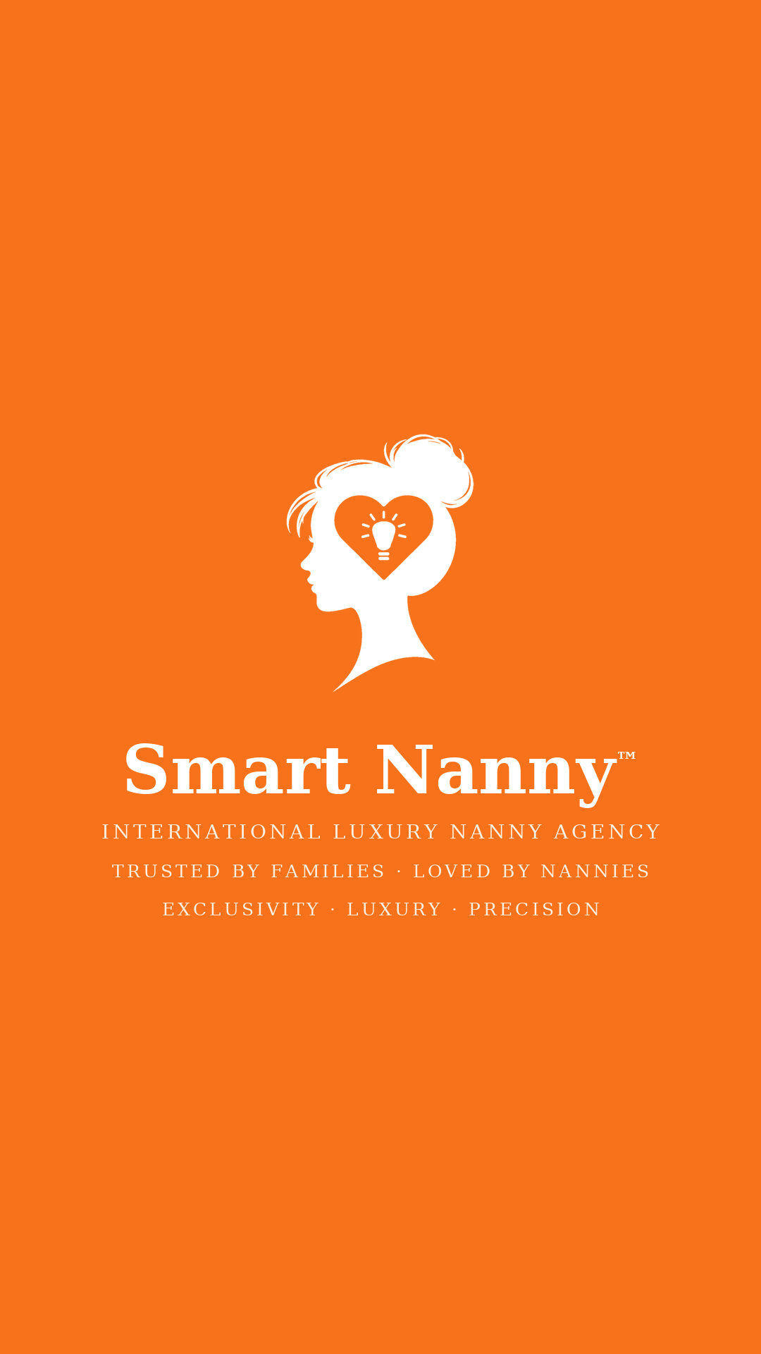 Smart Nanny Universal 9:16 Vertical banner (Orange)